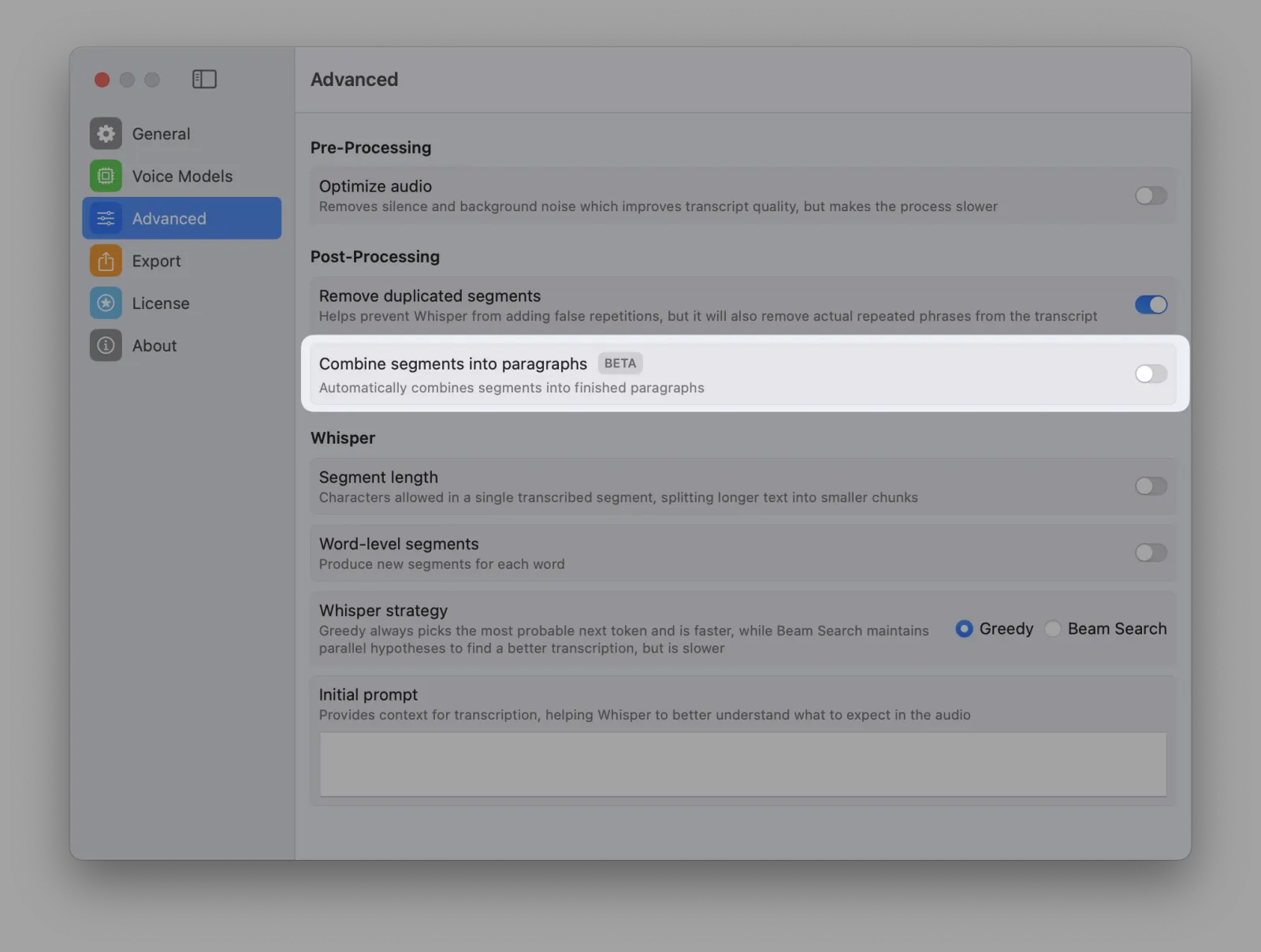 MeetMic 1.7 - Paragraph Mode (BETA)